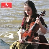 テレマン: 無伴奏ヴァイオリンのための12のファンタジア TWV 40:14-25 テレマン: 無伴奏ヴァイオリンのための12のファンタジア TWV 40:14-25