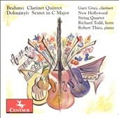 New Hollywood String Quartet/BRAHMS：CLARINET QUINTET OP.115/DOHNANYI ：SEXTET OP.37：GARY GRAY(cl)/NEW HOLLYWOOD STRING QUARTET/RICHARD TODD(hrn)/ETC[CRC2745]
