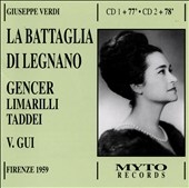 Verdi: La Battaglia di Legnano Verdi: La Battaglia di Legnano