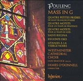 Poulenc: Mass in G, Motets, etc / O'Donnell, Westminster