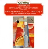 Shostakovich: Complete String Quartets vol 1 / Shostakovich Quartet