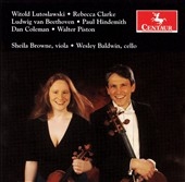 LUTOSLAWSKI :BUCOLICS/R.CLARKE:TWO PIECES/BEETHOVEN:STRING DUO WOO.32/ETC:SHEILA BROWNE(va)/WESLEY BALDWIN(vc) LUTOSLAWSKI :BUCOLICS/R.CLARKE:TWO PIECES/BEETHOVEN:STRING DUO WOO.32/ETC:SHEILA BROWNE(va)/WESLEY BALDWIN(vc)