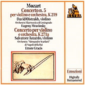 Mozart: Violin Concerto K 219 and K 271a / Oistrakh, Accardo