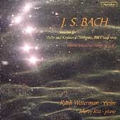 Bach: Sonatas for Violin and Keyboard Vol 1 / Waterman