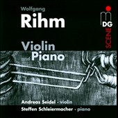 W.Rihm: Works for Violin and Piano