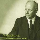 The Art of Egon Petri - Concert performances..., 1954-1962 The Art of Egon Petri - Concert performances..., 1954-1962