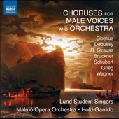 Choruses for Male Voices and Orchestra - Sibelius, Debussy, R.Strauss, etc Choruses for Male Voices and Orchestra - Sibelius, Debussy, R.Strauss, etc