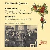 u（国内盤）ブッシュ弦楽四重奏団　ベートーヴェン　シューベルト　弦楽四重奏曲　Busch Beethoven String Quartet Schubert