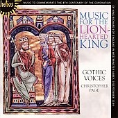 Music for the Lion-Hearted King -Mundus Vergens, Novus Miles Sequitur, etc / Christopher Page(cond), Gothic Voices