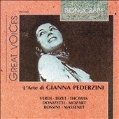 Great Voices - L'Arte di Gianna Pederzini - Verdi, et al