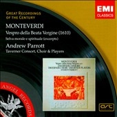 Monteverdi : Vespro della Beata Vergine (8/1983, 3/1984), Selva Morale e Spirituale (12/1982) / Andrew Parrott(cond), Taverner Consort, Choir, & Players, Emma Kirkby(S), etc