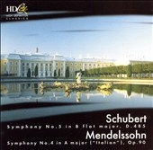 Schubert, Mendelssohn: Symphonies / Ahn, Sondeckis, et al