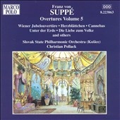 Suppe: Overtures Vol 5 / Christian Pollack, Slovak State PO