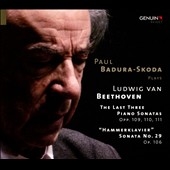 �ѥ��롦�Хɥ���=������/Beethoven�� The Last Three Piano Sonatas Op.109-Op.111, Hammerklavier Sonata No.29[GEN14331]