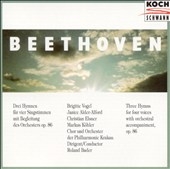 Beethoven: Three Hymns Op 86 / Bader, Vogel, Elsner, et al