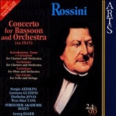 Rossini: Concerto for Bassoon, etc / Egger, Akademie Bozen
