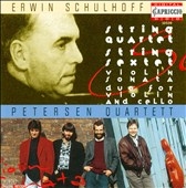 Schulhoff: String Quartet, Sextet, etc / Petersen Quartet