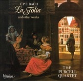 C.P.E. Bach: La Folia and other works /  Purcell Quartet