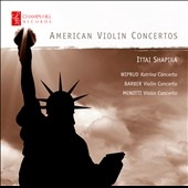 American Violin Concertos - T.Wiprud, Barber, G.C.Menotti