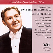Verdi: Un Ballo in Maschera / Herbert, Bjoerling, et al 