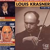 Schoenberg, Berg: Violin Concertos / Louis Krasner