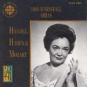 Perspective - Handel, Haydn & Mozart: Arias / Lois Marshall Perspective - Handel, Haydn & Mozart: Arias / Lois Marshall