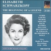The Beginning of a Legend - Elisabeth Schwarzkopf 1938-1954