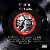 ֥ꥨ졦ƥ/VERDI DON CARLOS -1884 VERSION (10/5-9,11-14/1954) GABRIELE SANTINI(cond)/ROME OPERA HOUSE ORCHESTRA &CHORUS/ETC[8111132]