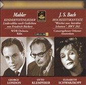 Mahler:Kindertotenlieder(1955)/J.S.Bach:Cantata No.202"Weichet nur, betrubte Schatten"(1957)/etc:Otto Klemperer(cond)/ACO/etc