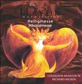 Haydn: Heiligmesse, etc / Hickox, Collegium Musicum 90