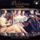 G.Palestrina: Madrigals for 4 Voices Book.1, Sestina / Rinaldo Alessandrini(cond), Concerto Italiano