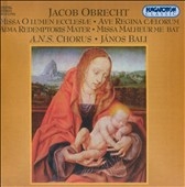 Obrecht: Missa O Lumen Ecclesiae, etc / Bali, A.N.S. Chorus