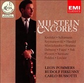 Milstein - Encores - Kreisler, Debussy, Szymanowski, et al