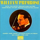 William Primrose - Walton, Vaughan Williams, Bach, et al