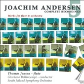 J.Andersen: Complete Recordings Vol.5 -Works for Flute and Orchestra: Introduction et Caprice Op.58, Fantaisie Caracteristique Op.16, etc / Thomas Jensen(fl), Giordano Bellincampi(cond), South Jutland SO