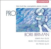 Prokofiev: Complete Piano Music Vol 3 / Boris Berman