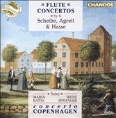 Flute Concertos by Scheibe, Agrelli, Hasse / Bania, Spranger