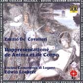 Arte Vocale Italiana - Emilio de Cavalieri / Edwin Loehrer