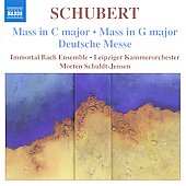 Schumbert: Masses No.4, No.2, Deutsche Messe D.872 / Morten Schuldt-Jensen, Immortal Bach Ensemble, Leipzig Chamber Orchestra