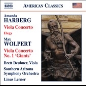 Amanda Harberg: Viola Concerto; Elegy; Max Wolpert: Viola Concerto No. 1 "Giants" Amanda Harberg: Viola Concerto; Elegy; Max Wolpert: Viola Concerto No. 1 "Giants"