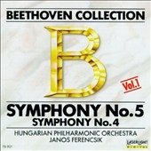Beethoven Collection Vol 1- Symphony no 4 & 5 / Ferencsik