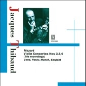 Mozart: Violin Concerto No.3 K.216, No.5 K.219, No.6 K.268