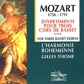 Mozart: Divertimenti for Three Basset Horns / Thome, et al