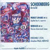 Schoenberg: Pierrot Lunaire, Serenade / Mefano, Isherwood Schoenberg: Pierrot Lunaire, Serenade / Mefano, Isherwood