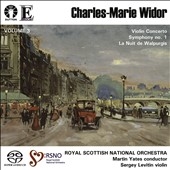 マーティン・イェーツ/Charles-Marie Widor Vol.3 - Violin Concerto, Symphony No.1, La Nuit de Walpurgis[CDLX7315]