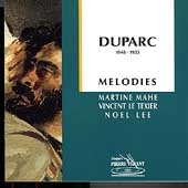 Duparc: Melodies / Martine Mahe, Vincent Le Texier, N. Lee