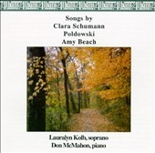 Songs by Clara Schumann, Poldowski, Beach / Kolb, McMahon
