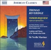 T.Beveridge: Yizkor Requiem / Neville Marriner(cond), ASMF & Chorus, Robert Brubaker(T), Ana Maria Martinez(S), etc T.Beveridge: Yizkor Requiem / Neville Marriner(cond), ASMF & Chorus, Robert Brubaker(T), Ana Maria Martinez(S), etc