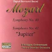 Mozart: Symphony no 40, Symphony no 41 "Jupiter" / Entremont