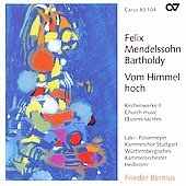 Mendelssohn: Sacred Choral Music / Bernius, Laki, Possemeyer